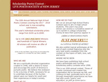 Tablet Screenshot of highschoolpoetrycontest.com
